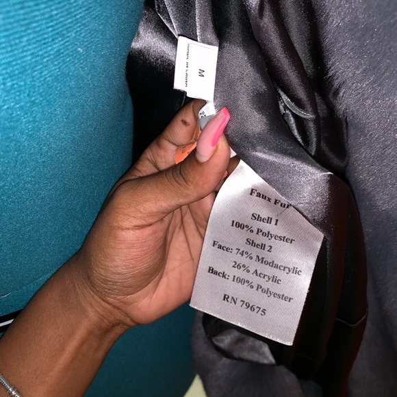 Fuax fur DVF coat - Picture 7 of 8